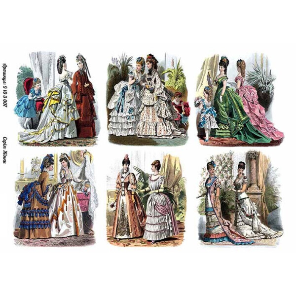 

Бумага для декупажа Alizarin 20 х 30 см Женщины (9103007)