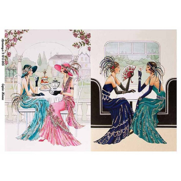 

Бумага для декупажа Alizarin 20 х 30 см Женщины (9106005)