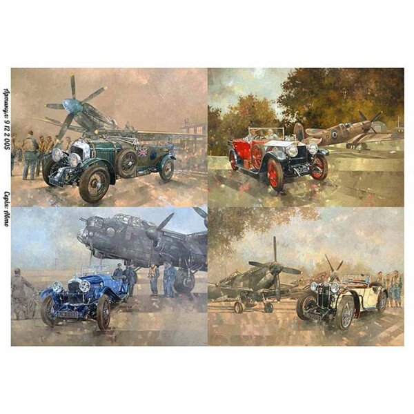 

Бумага для декупажа Alizarin 20 х 30 см Мужские (9122005)