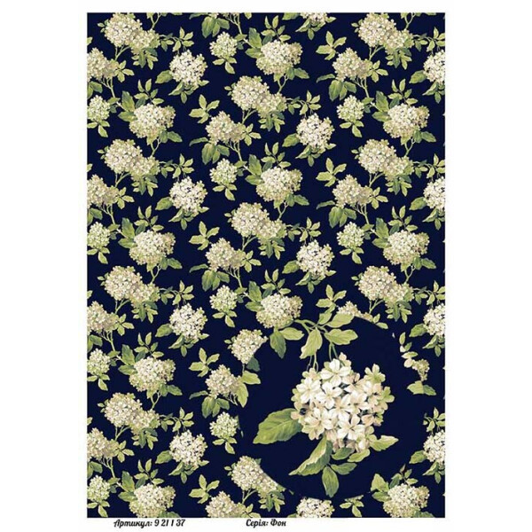 

Бумага для декупажа Alizarin 20 х 30 см Цветочный фон (9211037)