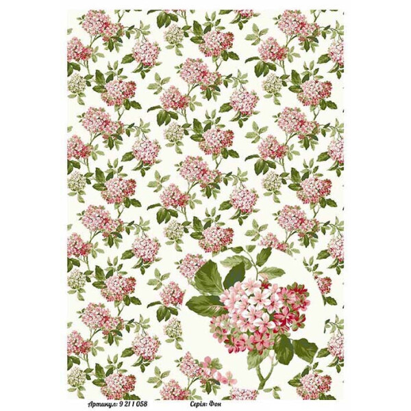 

Бумага для декупажа Alizarin 20 х 30 см Цветочный фон (9211058)
