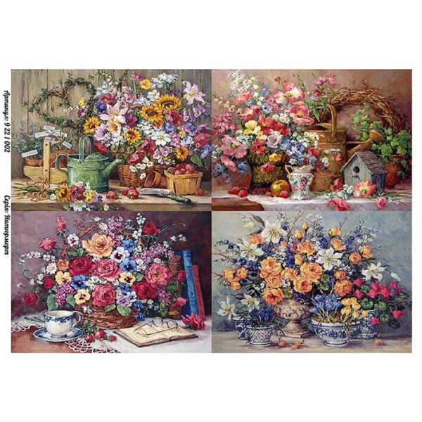 

Бумага для декупажа Alizarin 20 х 30 см Натюрморт (9221002)