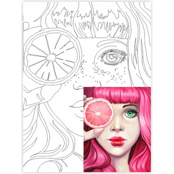 

Холст на картоне Rosa с контуром Pink 30 x 40 см (GPA284403)