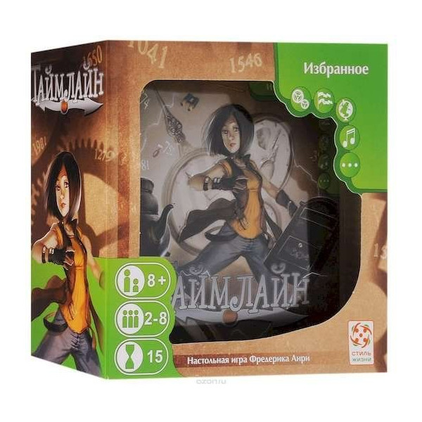 

Настольная игра Asmodee Таймлайн. Избранное (Timeline: Diversity) (рус.) (02398)