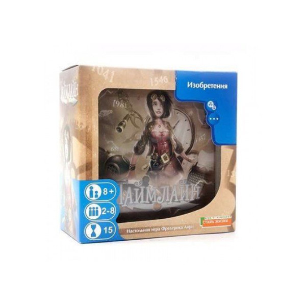 

Настольная игра Asmodee Таймлайн. Изобретения (Timeline: Inventions) (рус.) (02389)