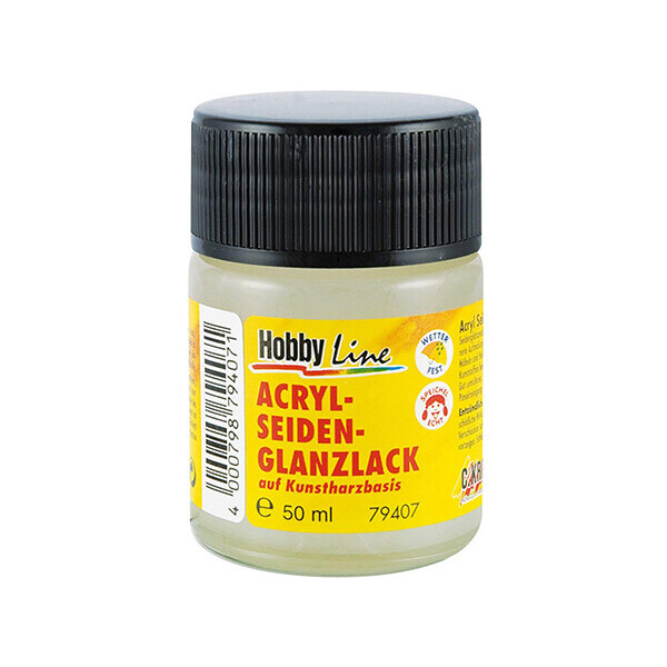 

Лак C.Kreul Hobby Line на основе растворителя сатиновый 50 мл (KR-79407)