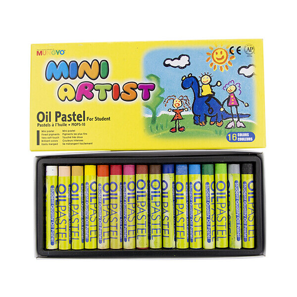 

Набор масляной пастели Mungyo Mini MOPS 16 детская 16 цветов (94100641)