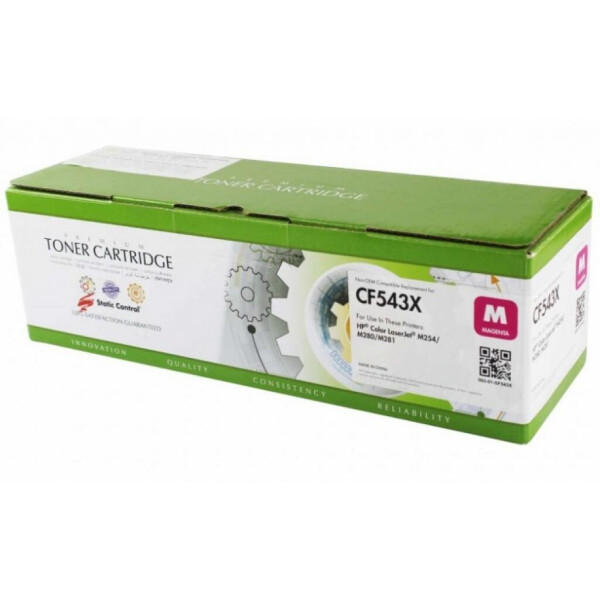 

Картридж Static Control HP CLJ CF543X (203X) 2500ст magenta (002-01-SF543X)