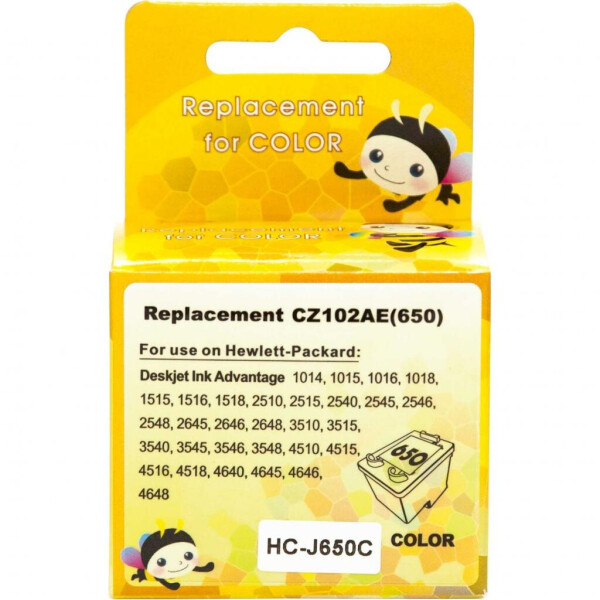 

Картридж MicroJet для HP №650 (CZ102AE) Color (HC-J650C)
