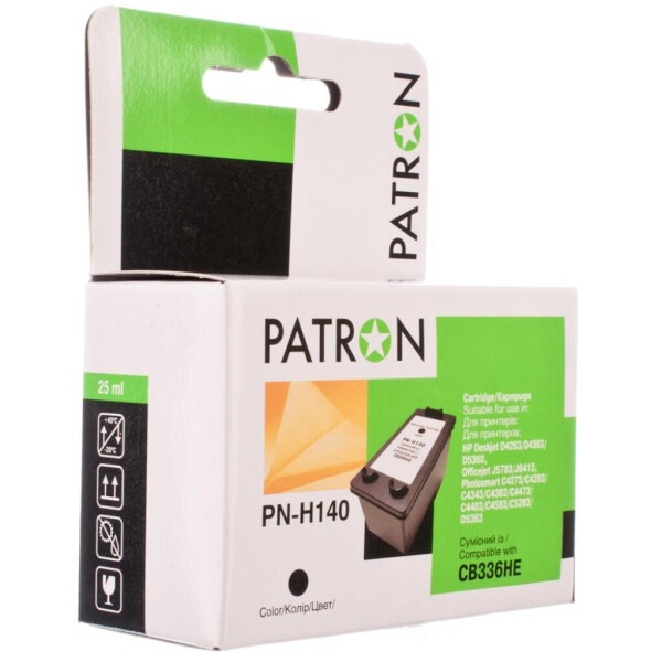 

Картридж PATRON HP №140 BLACK /CB336HE (PN-H140)