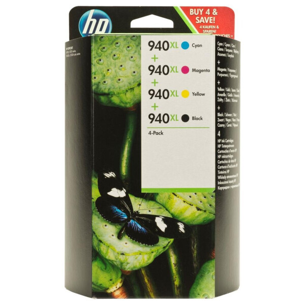 

Картридж HP DJ No.940XL Bk/C/M/Y Combo Pack (C2N93AE)