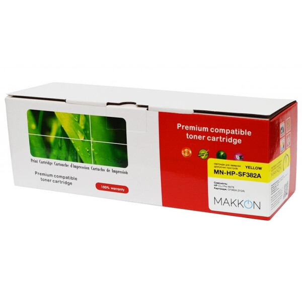 

Картридж Makkon HP CLJP CF382A (312A) 2.7k yellow (MN-HP-SF382A)