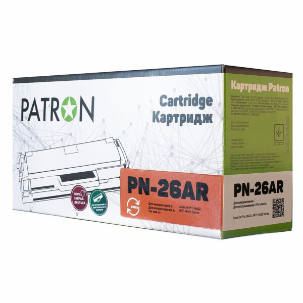 

Картридж PATRON HP LJ CF226A Extra (PN-26AR)