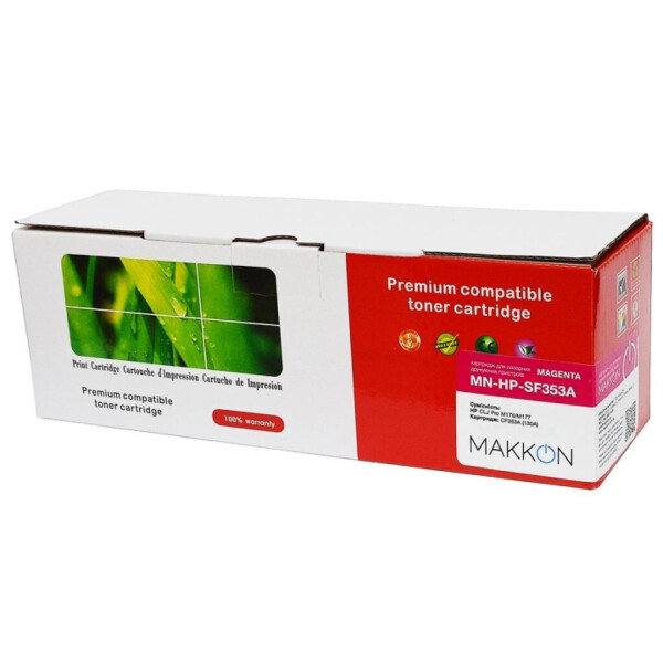 

Картридж Makkon HP CLJP СF353A (130A) 1k magenta (MN-HP-SF353A)