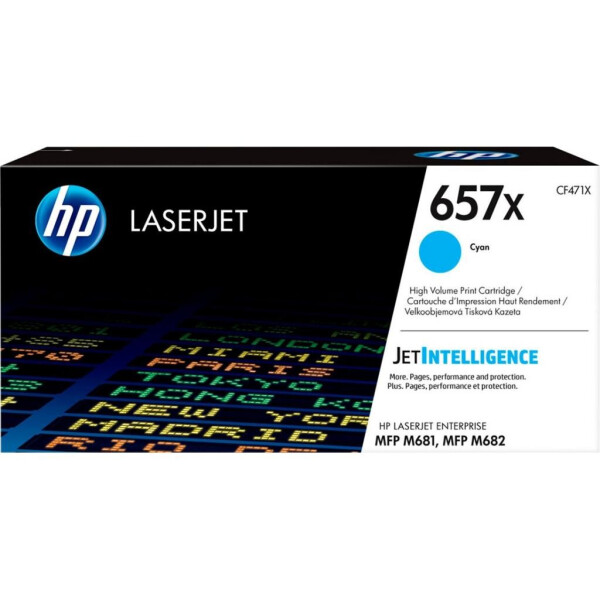 

Картридж HP CLJ 657X High Yield Cyan (CF471X)