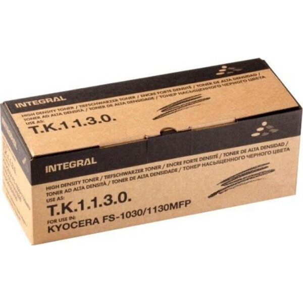 

Тонер-картридж Integral Kyocera TK-1130+Chip (FS-1030MFP,1130MFP,M2030,2530) (12100088C)