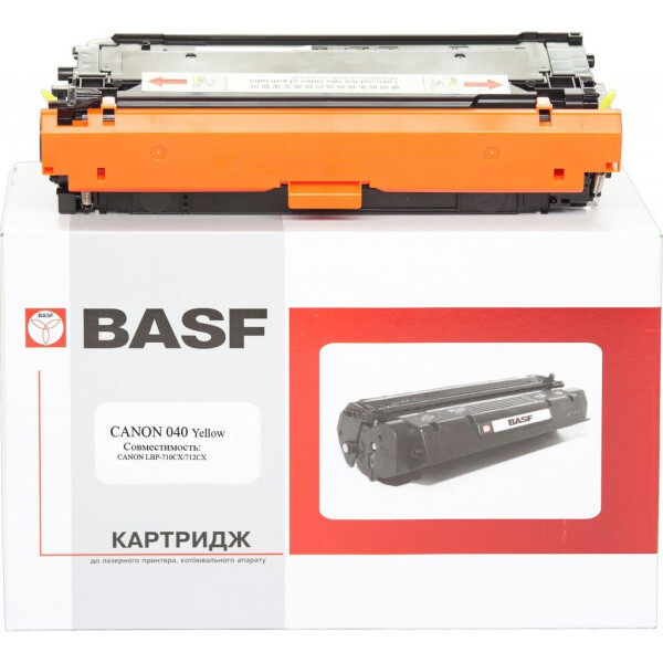 

Картридж BASF Canon 040Y 0454C001 Yellow (KT-040Y)