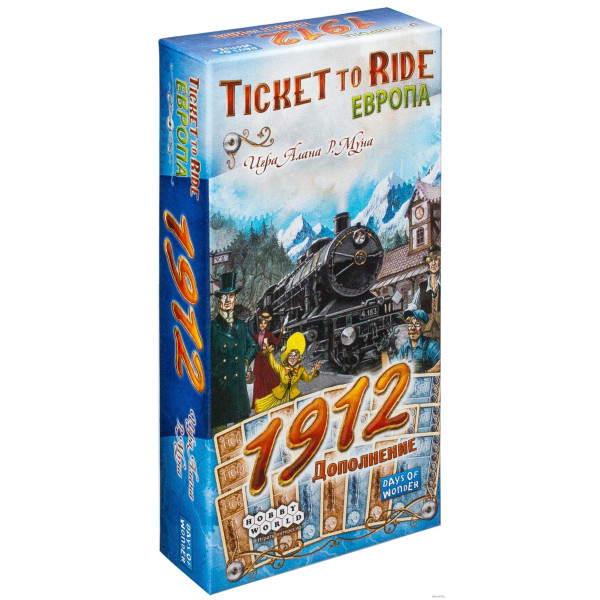 

Настольная игра Hobby World Ticket to Ride: Европа 1912 (дополнение) (1626)