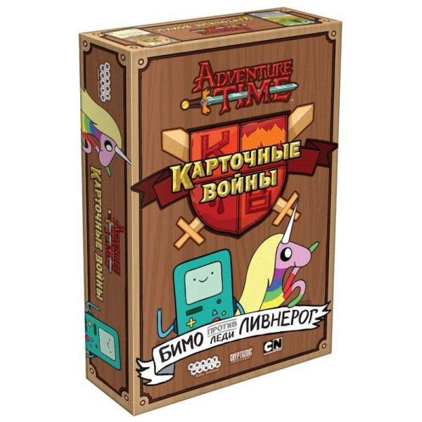 

Настольная игра Hobby World Время приключений: Карточные войны. Бимо против Леди Ливнерог (1659)