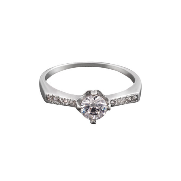

Серебряное кольцо GS с фианитами 20