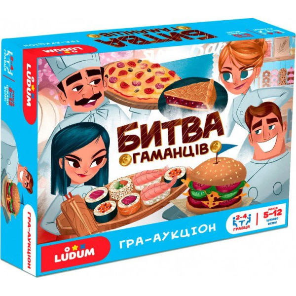 

Настольная игра Ludum Настольная игра-аукцион Битва кошельков (LG2046-60)