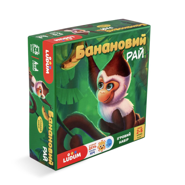 

Настольная игра Ludum Банановый рай + аудиосказка (LD1046-53)