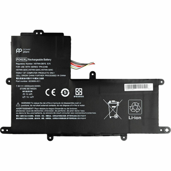 

Аккумулятор для ноутбука HP Stream 11-R (PO02XL) 7.6V 4000mAh PowerPlant (NB461387)