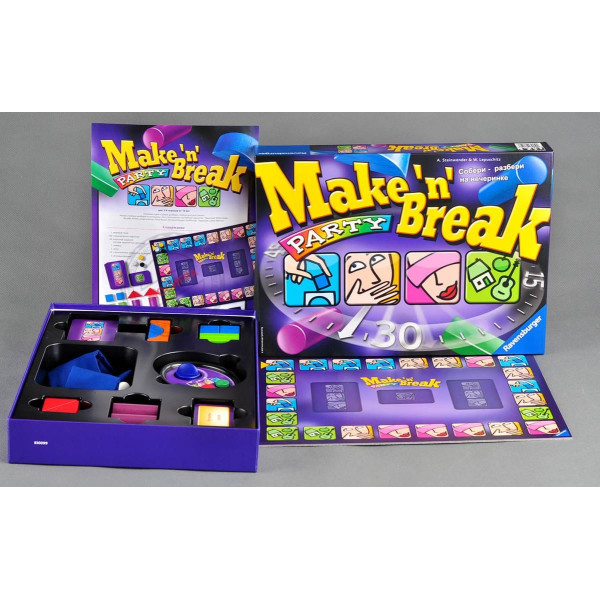 

Настольная игра Ravensburger Cобери-Разбери. Вечеринка (Make'n'Break. Party) (266128)