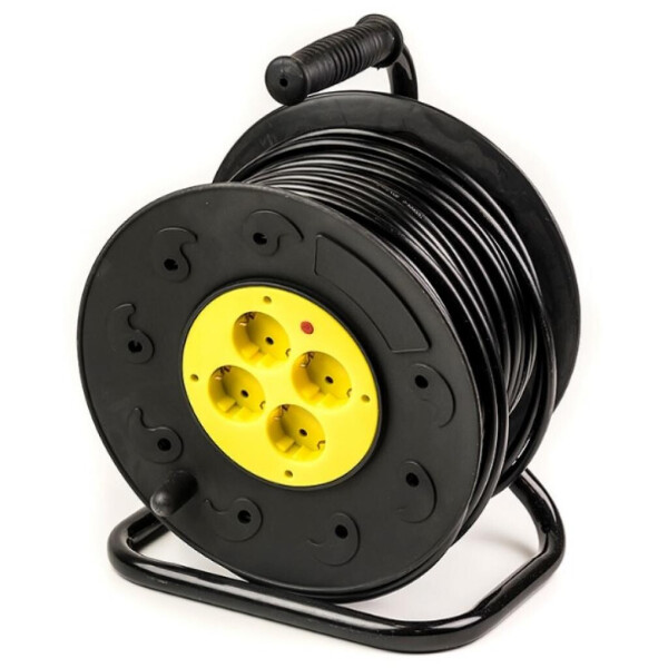 

Сетевой удлинитель PowerPlant 50 м, 3x2.5мм2, 16А, (JY-2002/50) (PPRA16M50S4L)
