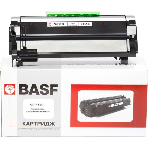 

Тонер-картридж BASF Lexmark MS310/410/510/610d , 50F5H00 Black (BASF-KT-50F5H00)