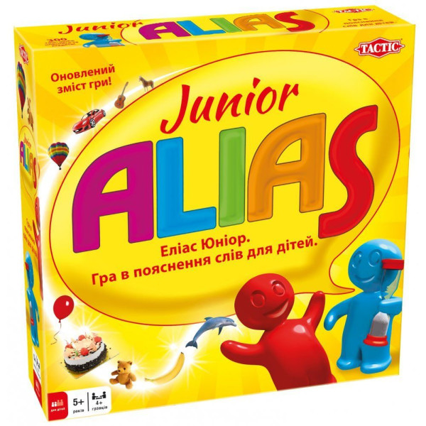 

Настольная игра Tactic Алиас для детей (Скажи иначе Юниор, Junior Alias) (укр.) (54337)