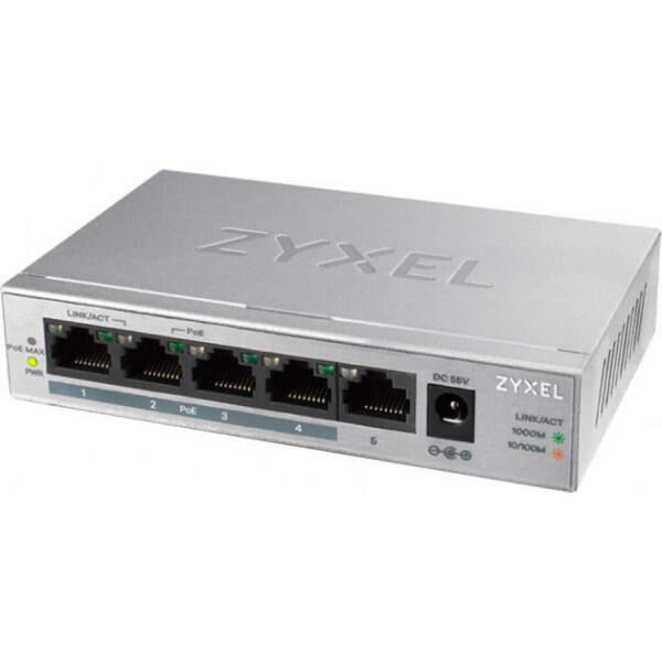 

Коммутатор сетевой ZyXel GS1005HP-EU0101F