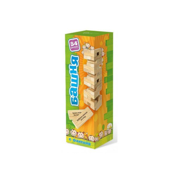 

Настольная игра Нескучные игры Башня с заданиями для детей (7746)