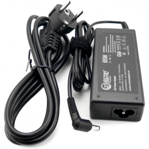 

Блок питания к ноутбуку EXTRADIGITAL Lenovo 20V, 3.25A, 65W (4.0x1.7) (PSL3869)