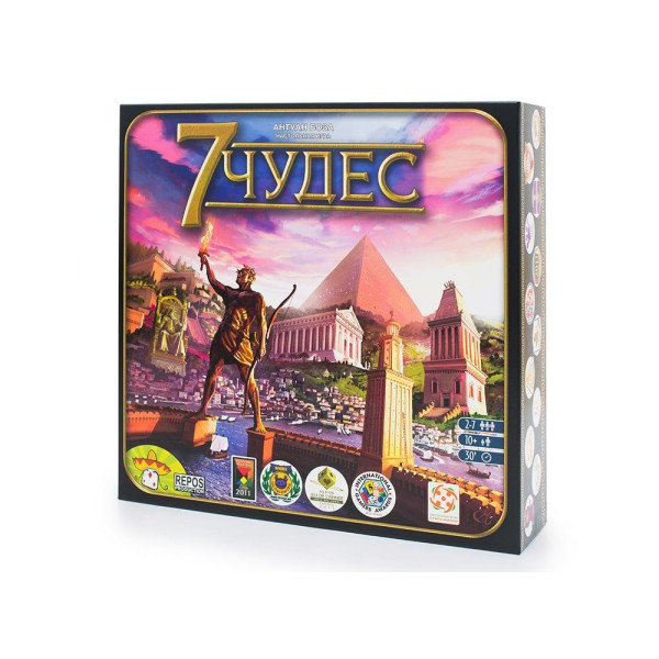 

Настольная игра Стиль жизни 7 Чудес (7 wonders) (рус.) (92237)