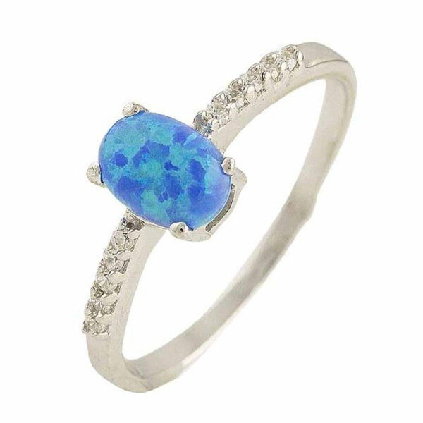 

Серебряное кольцо GS с опалом (0566238) 18.5 размер