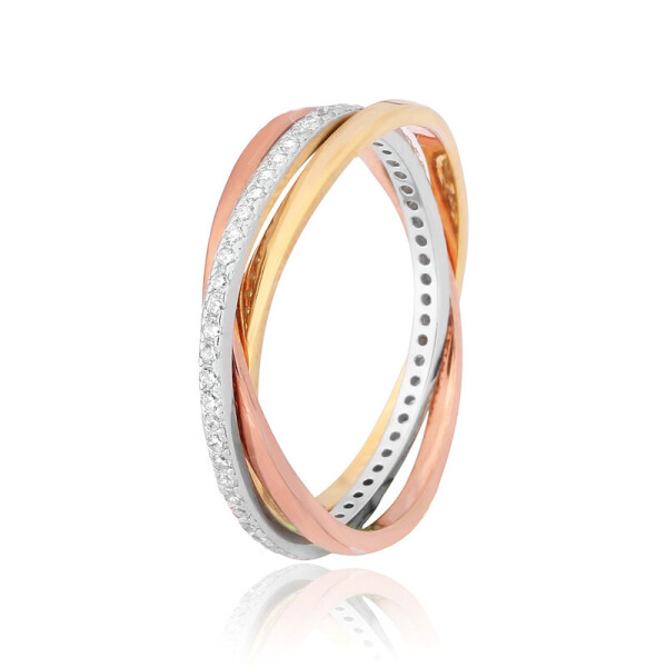 

Серебрянное кольцо в позолоте - К234Ф/419-15,5