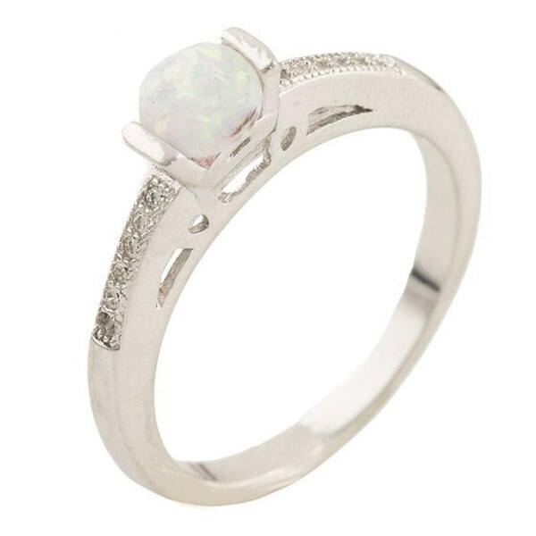 

Серебряное кольцо GS с опалом (1159644) 17 размер