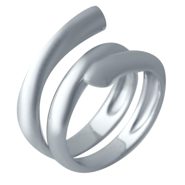 Акція на Серебряное кольцо GS без камней (2031604) 16.5 размер від Allo UA