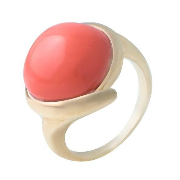 

Серебряное кольцо GS с кораллом (1926772) 17 размер