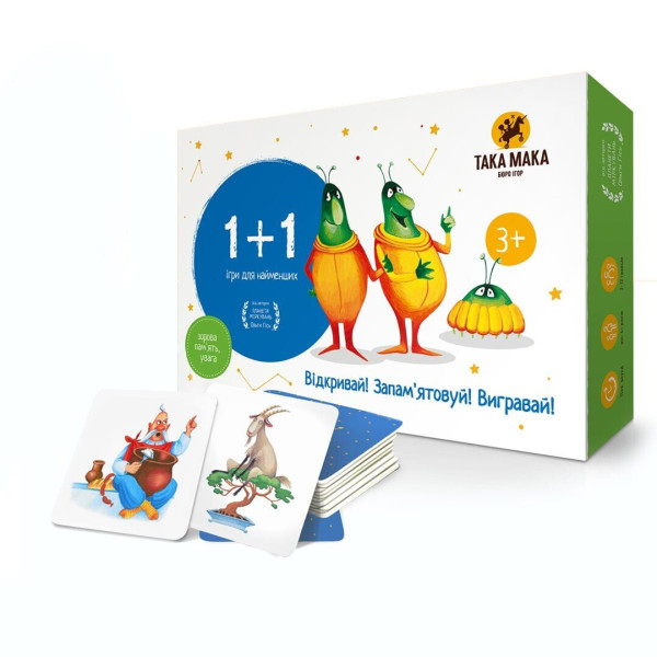 

Настольная игра Така Мака Настольная игра 1+1 (tm-07)