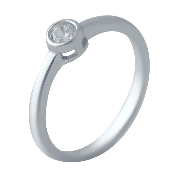 

Серебряное кольцо GS с фианитами (2035480) 18 размер