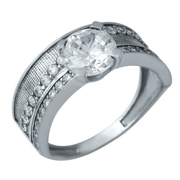 

Серебряное кольцо GS с фианитами (0488523) 17 размер