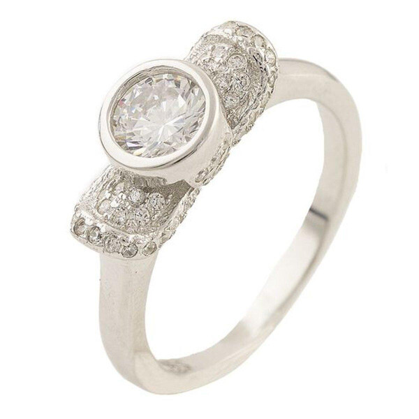 

Серебряное кольцо GS с фианитами (0534435) 18 размер