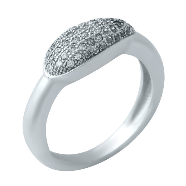 

Серебряное кольцо GS с фианитами (1923795) 16 размер