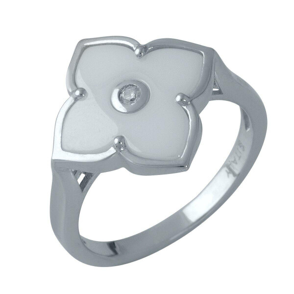 

Серебряное кольцо GS с керамикой (1982303) 17 размер