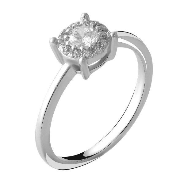 

Серебряное кольцо GS с фианитами (2049548) 18 размер 2.03, 16