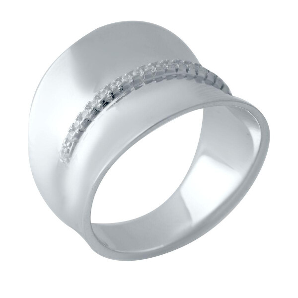 

Серебряное кольцо GS с фианитами (2031550) 19 размер 6.87, 17