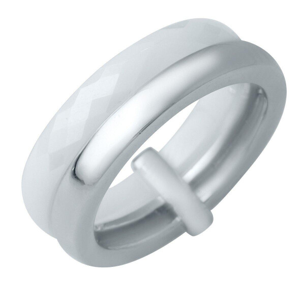 

Серебряное кольцо GS с керамикой (1150788) 18.5 размер