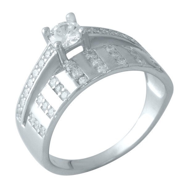 

Серебряное кольцо GS с фианитами (0828459) 18 размер 4, 16